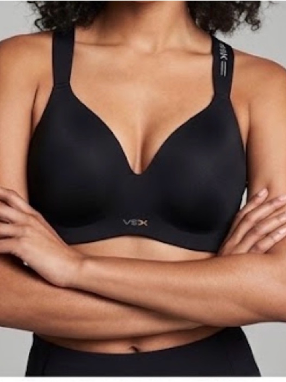 VSX Black Smooth Wireless Support Bra